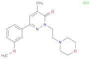 6-(3-Methoxyphenyl)-4-methyl-2-(2-morpholinoethyl)pyridazin-3(2H)-one hydrochloride