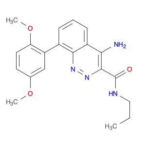 4-Amino-8-(2,5-dimethoxyphenyl)-N-propyl-3-cinnolinecarboxamide