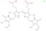 3,18-diethenyl-1,19,22,24-tetrahydro-2,7,13,17-tetramethyl-1,19-dioxo-21H-biline-8,12-dipropanoicacid,monohydrochloride