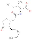 N-[2-[(1R,2R)-3-oxo-2-(2Z)-2-penten-1-ylcyclopentyl]acetyl]-L-isoleucine,N-[2-[(1S,2S)-3-oxo-2-(2Z)-2-penten-1-ylcyclopentyl]acetyl]-L-isoleucine
