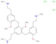 4-methoxy-3,5-bis[[2-methoxy-5-[2-(methylamino)ethyl]phenyl]methyl]-N-methyl-benzeneethanamine,tri…