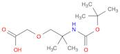 2-(2-((tert-Butoxycarbonyl)amino)-2-methylpropoxy)acetic acid