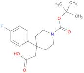 2-[1-(tert-Butoxycarbonyl)-4-(4-fluorophenyl)piperidin-4-yl]acetic acid
