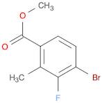 4-Bromo-3-fluoro-2-methylbenzoic acid methyl ester