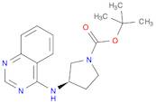 tert-Butyl (3R)-3-(Quinazolin-4-ylamino)-pyrrolidine-1-carboxylate