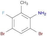 2,4-Dibromo-5-fluoro-6-methylaniline