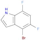 1H-Indole, 4-bromo-5,7-difluoro-