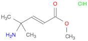 methyl (2E)-4-amino-4-methylpent-2-enoate hydrochloride