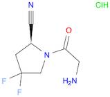 (S)-1-(2-Aminoacetyl)-4,4-difluoropyrrolidine-2-carbonitrile Hydrochloride