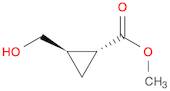 Cyclopropanecarboxylic acid, 2-(hydroxymethyl)-, methyl ester,(1R,2R)-rel-