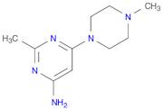 2-methyl-6-(4-methylpiperazin-1-yl)pyrimidin-4-amine