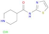 N-1,3-Thiazol-2-ylpiperidine-4-carboxamide hydrochloride