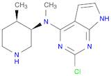 2-Chloro-N-methyl-N-((3R,4R)-4-methylpiperidin-3-yl)-7H-pyrrolo[2,3-d]pyrimidin-4-amine
