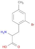 2-Amino-3-(2-bromo-4-methylphenyl)propanoic acid