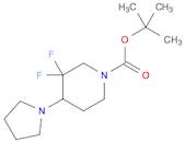tert-butyl 3,3-difluoro-4-(pyrrolidin-1-yl)piperidine-1-carboxylate