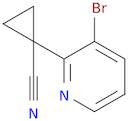 1-(3-bromopyridin-2-yl)cyclopropane-1-carbonitrile