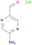 5-Amino-pyrazine-2-carbaldehydehydrochloride
