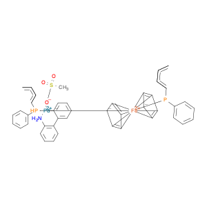 Methanesulfonato[1,1''-bis(diphenylphosphino)ferrocene)](2''-amino-1,1''-biphenyl-2-yl)palladium(II)