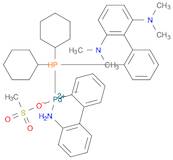 Methanesulfonato(2-dicyclohexylphosphino-2',6'-bis(dimethylamino)-1,1'-biphenyl)(2'-amino-1,1'-biphenyl-2-yl)palladium(II)