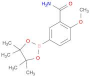2-methoxy-5-(4,4,5,5-tetramethyl-1,3,2-dioxaborolan-2-yl)benzamide