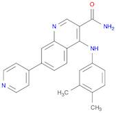 3-Quinolinecarboxamide, 4-[(3,4-dimethylphenyl)amino]-7-(4-pyridinyl)-