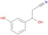 3-hydroxy-3-(3-hydroxyphenyl)propanenitrile