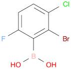 (2-Bromo-3-chloro-6-fluorophenyl)boronic acid