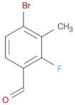 4-Bromo-2-fluoro-3-methylbenzaldehyde