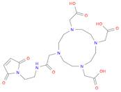 1,4,7,10-Tetraazacyclododecane-1,4,7-tris-acetic acid-10-maleimidoethylacetamide