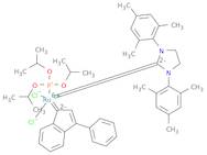 Tri(i-propoxy)phosphine(3-phenyl-1H-inden-1-ylidene)[1,3-bis(2,4,6-trimethylphenyl)-4,5-dihydroimidazol-2-ylidene]ruthenium (II) dichloride, min. 95% cis-Caz-1