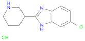 6-Chloro-2-(piperidin-3-yl)-1H-benzo[d]imidazole hydrochloride