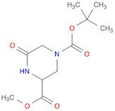 1-tert-Butyl 3-methyl 5-oxopiperazine-1,3-dicarboxylate