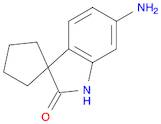 Spiro[cyclopentane-1,3'-[3H]indol]-2'(1'H)-one, 6'-amino-