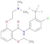 Benzamide,N-[4-chloro-3-(trifluoromethyl)phenyl]-2-[2-(dimethylamino)ethoxy]-6-ethoxy-
