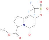Methyl 5-oxo-7-(((trifluoromethyl)sulfonyl)oxy)-1,2,3,5-tetrahydroindolizine-3-carboxylate