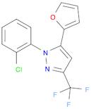 1H-Pyrazole, 1-(2-chlorophenyl)-5-(2-furanyl)-3-(trifluoromethyl)-