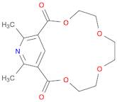 3,6,9,12-Tetraoxa-16-azabicyclo[12.3.1]octadeca-1(18),14,16-triene-2,13-dione, 15,17-dimethyl-
