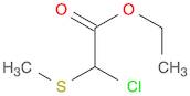 Acetic acid, chloro(methylthio)-, ethyl ester