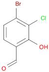 4-Bromo-3-chloro-2-hydroxybenzaldehyde