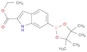 ETHYL 6-(4,4,5,5-TETRAMETHYL-1,3,2-DIOXABOROLAN-2-YL)-1H-INDOLE-2-CARBOXYLATE