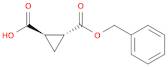 trans-1,2-Cyclopropanedicarboylicacid,mono(phenylmethyl)ester