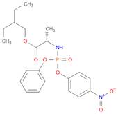 L-Alanine,N-[(S)-(4-nitrophenoxy)phenoxyphosphinyl]-, 2-ethylbutyl ester
