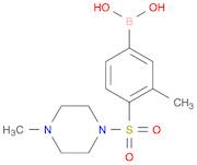 [3-Methyl-4-(4-methylpiperazine-1-sulfonyl)phenyl]boronic acid