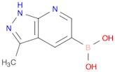 {3-Methyl-1H-pyrazolo[3,4-b]pyridin-5-yl}boronic acid