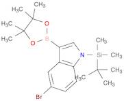 5-Bromo-1-(t-butyldimethylsilyl)indole-3-boronic acid pinacol ester