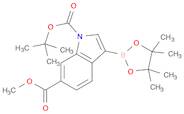 1-BOC-6-(Methoxycarbonyl)indole-3-boronic acid pinacol ester