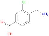 4-(Aminomethyl)-3-chloro-benzoic acid