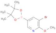 3-Bromo-2-methoxypyridine-5-boronic acid pinacol ester