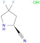 (S)-4,4-difluoropyrrolidine-2-carbonitrile hydrochloride