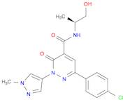 (S)-6-(4-chlorophenyl)-N-(1-hydroxypropan-2-yl)-2-(1-methyl-1H-pyrazol-4-yl)-3-oxo-2,3-dihydropyridazine-4-carboxamide